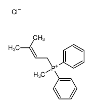 methyl-(3-methylbut-2-enyl)-diphenylphosphanium,chloride_56771-23-4