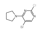 5-bromo-2-chloro-4-pyrrolidin-1-ylpyrimidine_57054-90-7