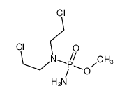 N-[amino(methoxy)phosphoryl]-2-chloro-N-(2-chloroethyl)ethanamine_57154-91-3