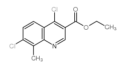 ethyl 4,7-dichloro-8-methylquinoline-3-carboxylate_58666-08-3