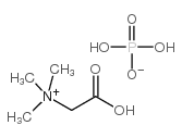 phosphoric acid,2-(trimethylazaniumyl)acetate_58823-88-4