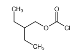 2-ethylbutyl carbonochloridate_58906-64-2