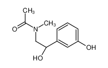 N-[(2R)-2-hydroxy-2-(3-hydroxyphenyl)ethyl]-N-methylacetamide_58952-80-0