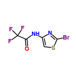 N-(2-bromo-1,3-thiazol-4-yl)-2,2,2-trifluoroacetamide_59134-90-6