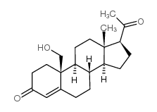 (8S,9S,10S,13S,14S,17S)-17-acetyl-10-(hydroxymethyl)-13-methyl-1,2,6,7,8,9,11,12,14,15,16,17-dodecahydrocyclopenta[a]phenanthren-3-one_596-63-4