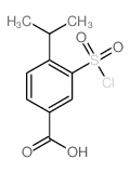 3-chlorosulfonyl-4-propan-2-ylbenzoic acid_59815-29-1