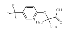 2-methyl-2-[5-(trifluoromethyl)pyridin-2-yl]oxypropanoic acid_605680-62-4