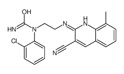 1-(2-chlorophenyl)-1-[2-[(3-cyano-8-methylquinolin-2-yl)amino]ethyl]urea_606105-04-8