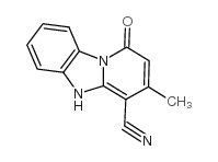 3-methyl-1-oxo-5H-pyrido[1,2-a]benzimidazole-4-carbonitrile_60792-57-6