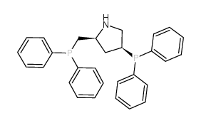 (2S,4S)-4-Diphenylphosphino 2-diphenylphosphinomethyl pyrrolidine_61478-29-3