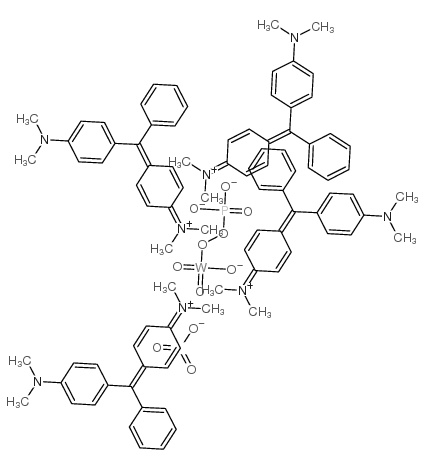 [4-[[4-(dimethylamino)phenyl]-phenylmethylidene]cyclohexa-2,5-dien-1-ylidene]-dimethylazanium,hydroxy(dioxo)tungsten,hydroxy hydrogen phosphate_61725-50-6
