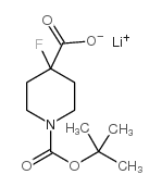 lithium,4-fluoro-1-[(2-methylpropan-2-yl)oxycarbonyl]piperidine-4-carboxylate_618900-67-7