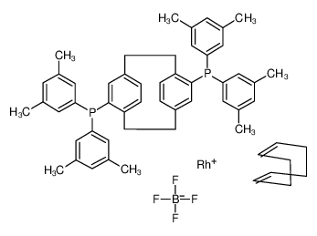 (R)-(-)-4,12-Bis(di-3,5-xylylphosphino)[2.2]paracyclophane(1,5-cyclooctadiene)rhodium(I) tetrafluoroborate, min. 97%_619334-93-9