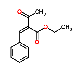 Ethyl 2-benzylidene-3-oxobutanoate_620-80-4