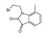1-(2-bromoethyl)-7-methylindole-2,3-dione_620932-06-1