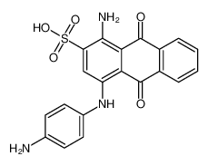 1-amino-4-(4-aminoanilino)-9,10-dihydro-9,10-dioxoanthracene-2-sulphonic acid_6222-65-7