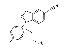 1-(3-aminopropyl)-1-(4-fluorophenyl)-3H-2-benzofuran-5-carbonitrile_62498-69-5
