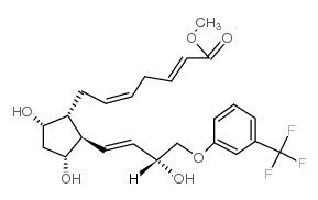 methyl (2Z,5Z)-7-[(2R)-3,5-dihydroxy-2-[(E,3R)-3-hydroxy-4-[3-(trifluoromethyl)phenoxy]but-1-enyl]cyclopentyl]hepta-2,5-dienoate_62559-74-4