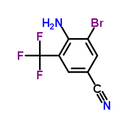 4-Amino-3-bromo-5-(trifluoromethyl)benzonitrile_62584-27-4