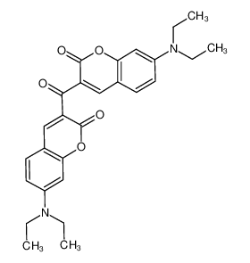 7-(diethylamino)-3-[7-(diethylamino)-2-oxochromene-3-carbonyl]chromen-2-one_63226-13-1