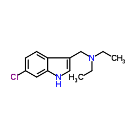 N-[(6-Chloro-1H-indol-3-yl)methyl]-N-ethylethanamine_63353-00-4