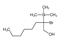 2-bromo-2-trimethylsilyloctan-1-ol_63408-34-4