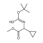 methyl-2-(tert-butoxycarbonylamino)-2-cyclopropylacetate_638207-62-2