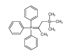 triphenyl(1-trimethylsilylpropan-2-ylidene)-λ<sup>5</sup>-phosphane_63922-70-3