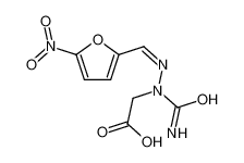 2-[carbamoyl-[(5-nitrofuran-2-yl)methylideneamino]amino]acetic acid_63981-22-6