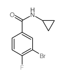 3-bromo-N-cyclopropyl-4-fluorobenzamide_639858-63-2