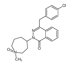4-[(4-chlorophenyl)methyl]-2-(1-methyl-1-oxidoazepan-1-ium-4-yl)phthalazin-1-one_640279-88-5