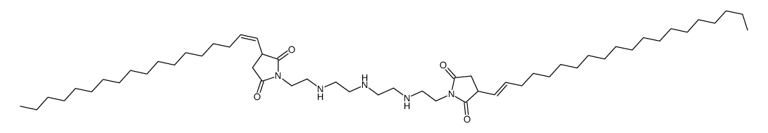 1-[2-[2-[2-[2-(3-icos-1-enyl-2,5-dioxopyrrolidin-1-yl)ethylamino]ethylamino]ethylamino]ethyl]-3-octadec-1-enylpyrrolidine-2,5-dione_64051-48-5