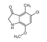 5-chloro-7-methoxy-4-methyl-1,2-dihydroindol-3-one_6411-59-2