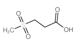 3-methylsulfonylpropanoic acid_645-83-0