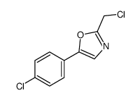 2-(chloromethyl)-5-(4-chlorophenyl)-1,3-oxazole_64640-12-6