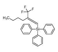 triphenyl-[2-(trifluoromethyl)hex-1-enyl]silane_647832-20-0