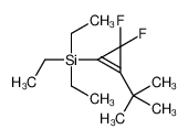 (2-tert-butyl-3,3-difluorocyclopropen-1-yl)-triethylsilane_647832-22-2