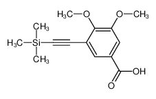 3,4-dimethoxy-5-(2-trimethylsilylethynyl)benzoic acid_647855-80-9