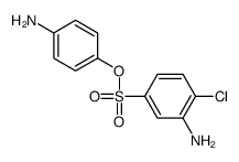 (4-aminophenyl) 3-amino-4-chlorobenzenesulfonate_64910-68-5