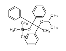 trimethyl-(1,1,2-triphenyl-2-propan-2-yloxypropoxy)silane_65177-71-1