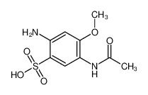 5-acetamido-2-amino-4-methoxybenzenesulfonic acid_6535-68-8