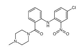 [2-(4-chloro-2-nitroanilino)phenyl]-(4-methylpiperazin-1-yl)methanone_65514-72-9
