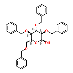 2,3,4,6-Tetra-O-benzyl-D-glucopyranose_6564-72-3