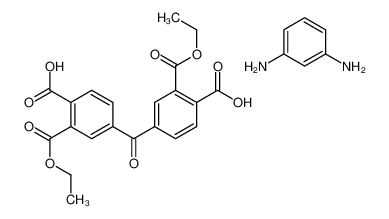 (3-azaniumylphenyl)azanium,4-(4-carboxylato-3-ethoxycarbonylbenzoyl)-2-ethoxycarbonylbenzoate_65701-07-7