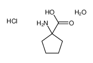 1-aminocyclopentane-1-carboxylic acid,hydrate,hydrochloride_66146-62-1