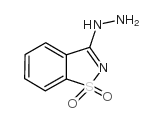 (1,1-dioxo-1,2-benzothiazol-3-yl)hydrazine_6635-42-3