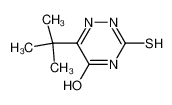6-tert-butyl-3-sulfanylidene-2H-1,2,4-triazin-5-one_66392-60-7