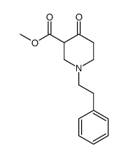 methyl 1-(2-phenylethyl)-4-oxo-piperidine-3-carboxylate_66670-11-9