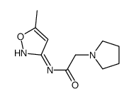 N-(5-Methyl-1,2-oxazol-3-yl)-2-(1-pyrrolidinyl)acetamide_666821-88-1