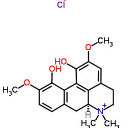 (+)-Magnoflorine chloride_6681-18-1